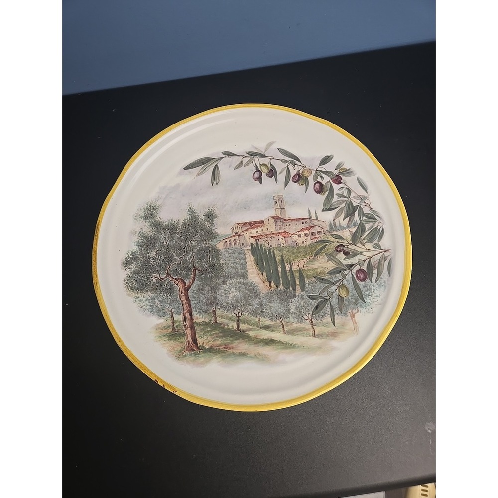 Vintage Sur La Table The Art Of‎ Soul of Cooking Dinner Plate 15'' Made in Italy